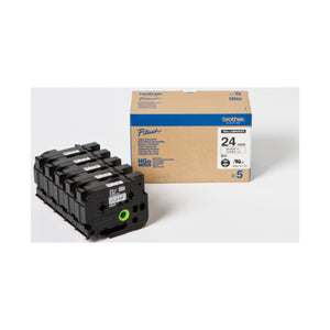 BROTHER HGe-1515PK Black on Transparent Original Thermal ribbon - Cartouches Certifiées