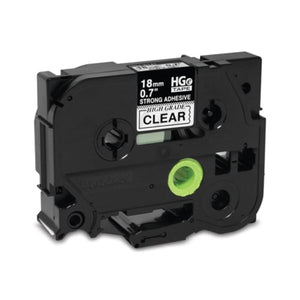 BROTHER HGe-S1415PK Black on Transparent Original Thermal ribbon - Cartouches Certifiées