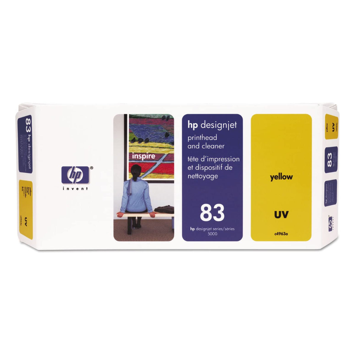 HP 83 (C4963A) Yellow Original Printhead - Cartouches Certifiées