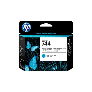 HP 744PHPB/C (F9J86A) PHPBC Original Cartridge and printhead - Cartouches Certifiées
